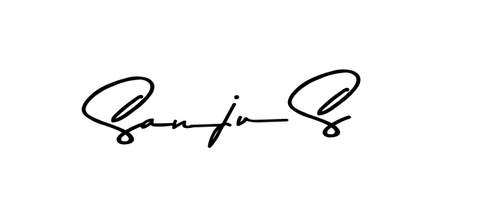 Make a beautiful signature design for name Sanju S. Use this online signature maker to create a handwritten signature for free. Sanju S signature style 9 images and pictures png