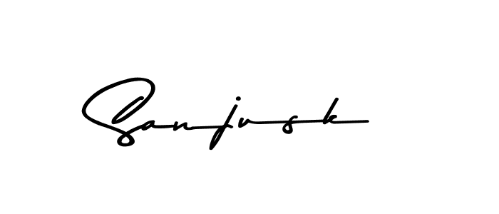 The best way (Asem Kandis PERSONAL USE) to make a short signature is to pick only two or three words in your name. The name Sanjusk include a total of six letters. For converting this name. Sanjusk signature style 9 images and pictures png