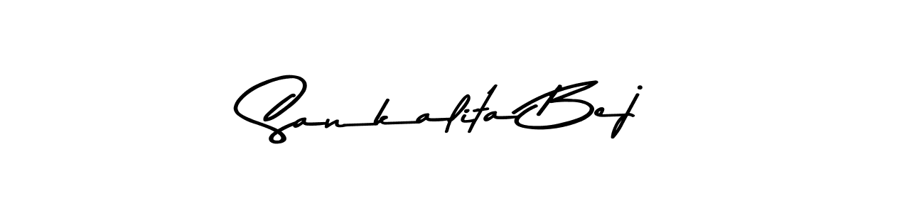 You should practise on your own different ways (Asem Kandis PERSONAL USE) to write your name (Sankalita Bej) in signature. don't let someone else do it for you. Sankalita Bej signature style 9 images and pictures png