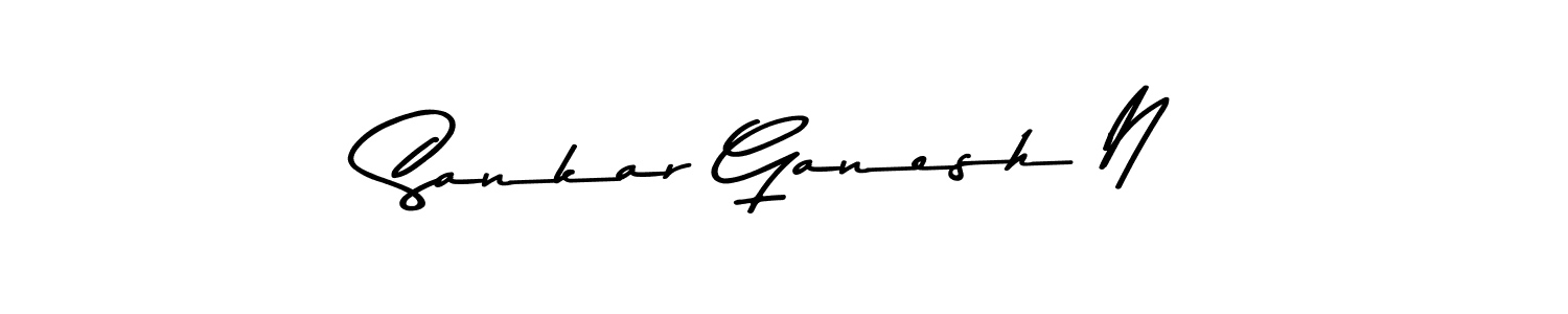Asem Kandis PERSONAL USE is a professional signature style that is perfect for those who want to add a touch of class to their signature. It is also a great choice for those who want to make their signature more unique. Get Sankar Ganesh N name to fancy signature for free. Sankar Ganesh N signature style 9 images and pictures png