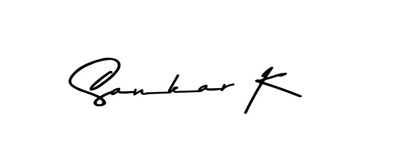 How to make Sankar K signature? Asem Kandis PERSONAL USE is a professional autograph style. Create handwritten signature for Sankar K name. Sankar K signature style 9 images and pictures png