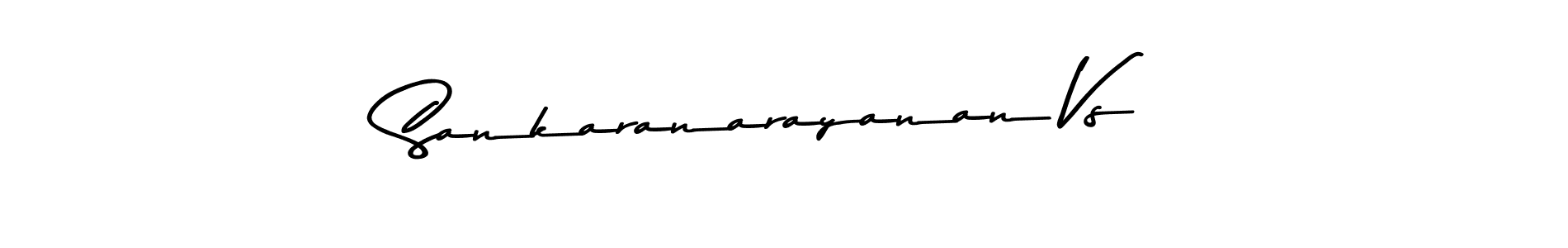 Make a beautiful signature design for name Sankaranarayanan Vs. With this signature (Asem Kandis PERSONAL USE) style, you can create a handwritten signature for free. Sankaranarayanan Vs signature style 9 images and pictures png