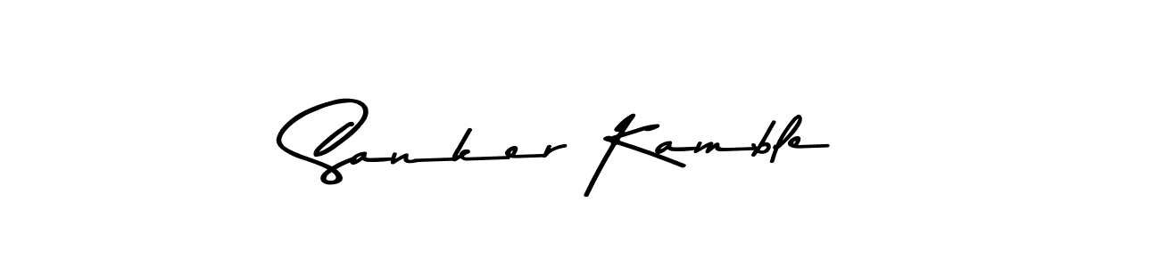Make a beautiful signature design for name Sanker Kamble. Use this online signature maker to create a handwritten signature for free. Sanker Kamble signature style 9 images and pictures png