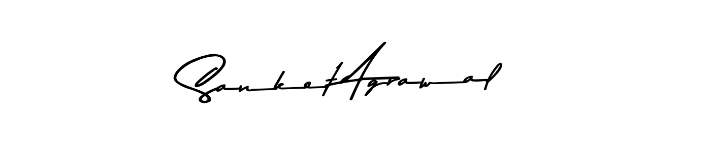 Also You can easily find your signature by using the search form. We will create Sanket Agrawal name handwritten signature images for you free of cost using Asem Kandis PERSONAL USE sign style. Sanket Agrawal signature style 9 images and pictures png