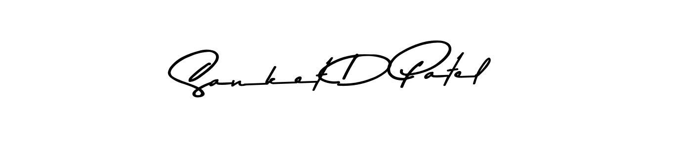 if you are searching for the best signature style for your name Sanket D Patel. so please give up your signature search. here we have designed multiple signature styles  using Asem Kandis PERSONAL USE. Sanket D Patel signature style 9 images and pictures png