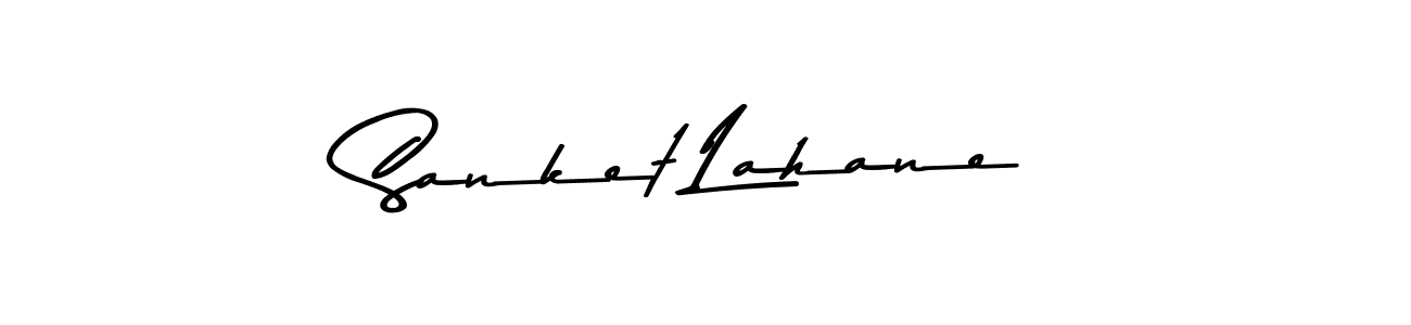 Make a beautiful signature design for name Sanket Lahane. With this signature (Asem Kandis PERSONAL USE) style, you can create a handwritten signature for free. Sanket Lahane signature style 9 images and pictures png