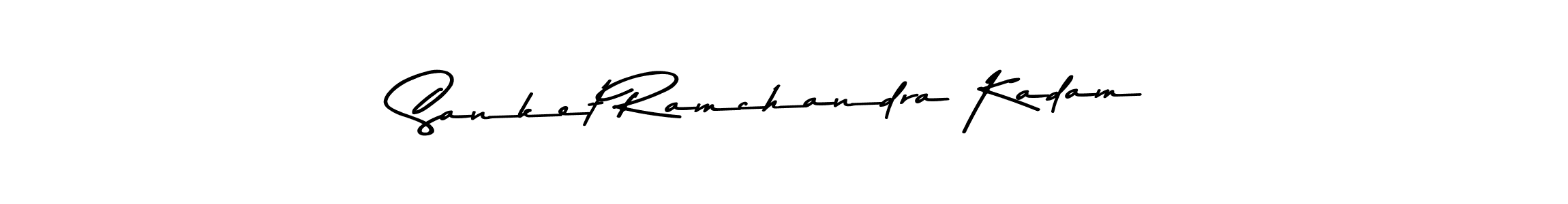 Asem Kandis PERSONAL USE is a professional signature style that is perfect for those who want to add a touch of class to their signature. It is also a great choice for those who want to make their signature more unique. Get Sanket Ramchandra Kadam name to fancy signature for free. Sanket Ramchandra Kadam signature style 9 images and pictures png