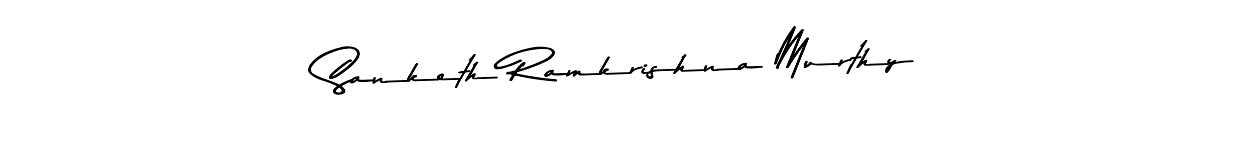 Use a signature maker to create a handwritten signature online. With this signature software, you can design (Asem Kandis PERSONAL USE) your own signature for name Sanketh Ramkrishna Murthy. Sanketh Ramkrishna Murthy signature style 9 images and pictures png