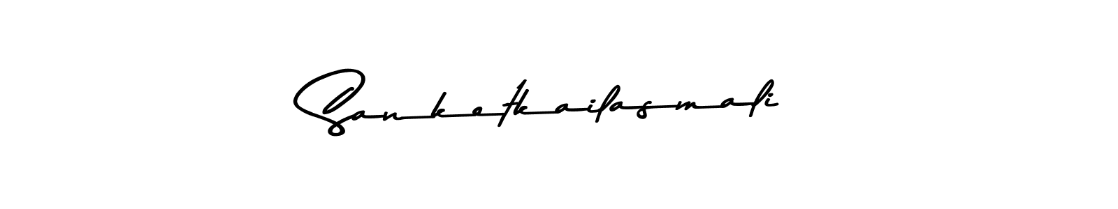 Design your own signature with our free online signature maker. With this signature software, you can create a handwritten (Asem Kandis PERSONAL USE) signature for name Sanketkailasmali. Sanketkailasmali signature style 9 images and pictures png