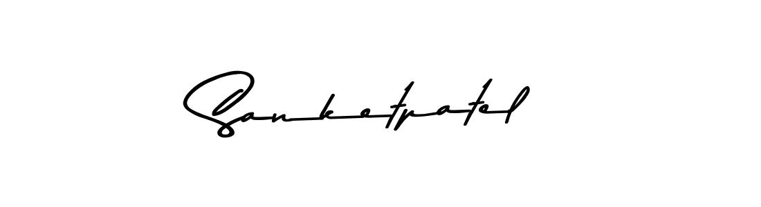 Also we have Sanketpatel name is the best signature style. Create professional handwritten signature collection using Asem Kandis PERSONAL USE autograph style. Sanketpatel signature style 9 images and pictures png