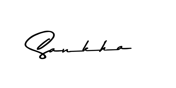 How to Draw Sankha signature style? Asem Kandis PERSONAL USE is a latest design signature styles for name Sankha. Sankha signature style 9 images and pictures png