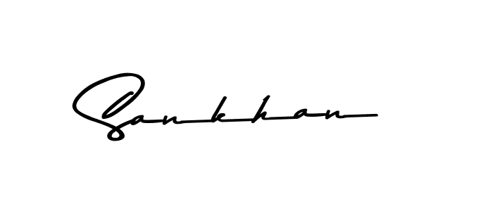 Make a beautiful signature design for name Sankhan. Use this online signature maker to create a handwritten signature for free. Sankhan signature style 9 images and pictures png