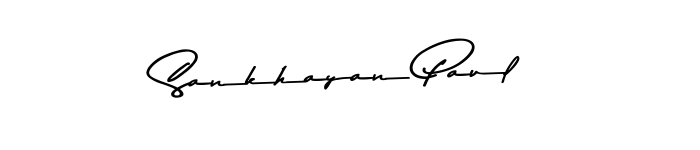 You should practise on your own different ways (Asem Kandis PERSONAL USE) to write your name (Sankhayan Paul) in signature. don't let someone else do it for you. Sankhayan Paul signature style 9 images and pictures png