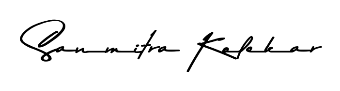 Try this chic Sanmitra Kolekar handwritten sign style. Using Asem Kandis PERSONAL USE font elements, it gives your name a sleek, memorable identity. Sanmitra Kolekar signature style 9 images and pictures png