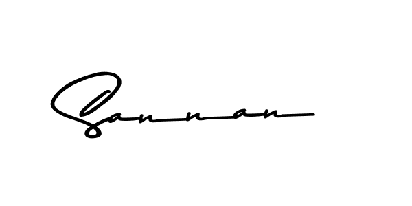 How to make Sannan signature? Asem Kandis PERSONAL USE is a professional autograph style. Create handwritten signature for Sannan name. Sannan signature style 9 images and pictures png