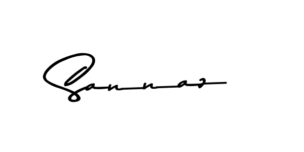 How to make Sannaz signature? Asem Kandis PERSONAL USE is a professional autograph style. Create handwritten signature for Sannaz name. Sannaz signature style 9 images and pictures png