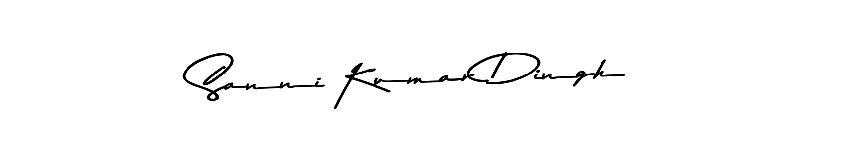 Design your own signature with our free online signature maker. With this signature software, you can create a handwritten (Asem Kandis PERSONAL USE) signature for name Sanni Kumar Dingh. Sanni Kumar Dingh signature style 9 images and pictures png