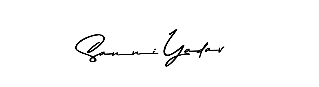 Make a beautiful signature design for name Sanni Yadav. With this signature (Asem Kandis PERSONAL USE) style, you can create a handwritten signature for free. Sanni Yadav signature style 9 images and pictures png