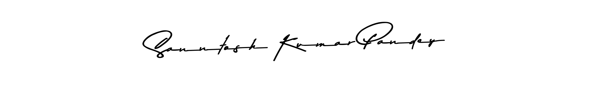 Make a beautiful signature design for name Sanntosh Kumar Pandey. Use this online signature maker to create a handwritten signature for free. Sanntosh Kumar Pandey signature style 9 images and pictures png