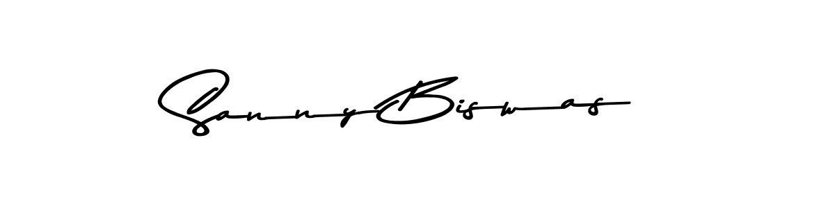 Use a signature maker to create a handwritten signature online. With this signature software, you can design (Asem Kandis PERSONAL USE) your own signature for name Sanny Biswas. Sanny Biswas signature style 9 images and pictures png