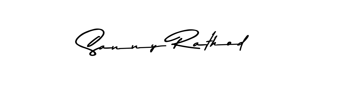 Use a signature maker to create a handwritten signature online. With this signature software, you can design (Asem Kandis PERSONAL USE) your own signature for name Sanny Rathod. Sanny Rathod signature style 9 images and pictures png