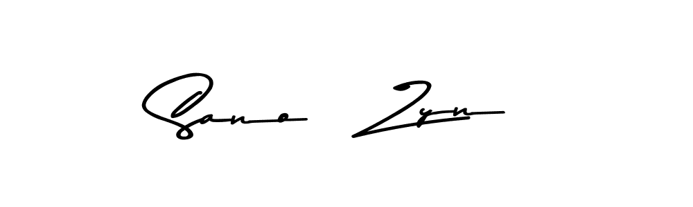 Also we have Sano   Zyn name is the best signature style. Create professional handwritten signature collection using Asem Kandis PERSONAL USE autograph style. Sano   Zyn signature style 9 images and pictures png