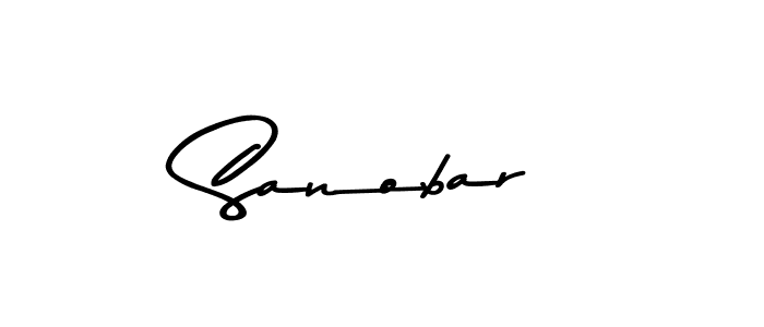 Sanobar stylish signature style. Best Handwritten Sign (Asem Kandis PERSONAL USE) for my name. Handwritten Signature Collection Ideas for my name Sanobar. Sanobar signature style 9 images and pictures png