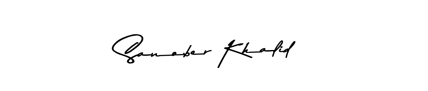 How to Draw Sanober Khalid signature style? Asem Kandis PERSONAL USE is a latest design signature styles for name Sanober Khalid. Sanober Khalid signature style 9 images and pictures png