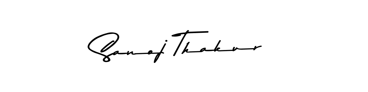 Also You can easily find your signature by using the search form. We will create Sanoj Thakur name handwritten signature images for you free of cost using Asem Kandis PERSONAL USE sign style. Sanoj Thakur signature style 9 images and pictures png