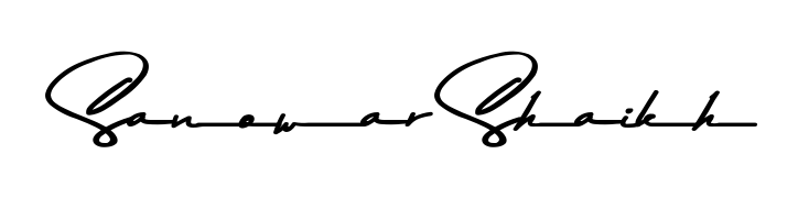 Sanowar Shaikh stylish signature style. Best Handwritten Sign (Asem Kandis PERSONAL USE) for my name. Handwritten Signature Collection Ideas for my name Sanowar Shaikh. Sanowar Shaikh signature style 9 images and pictures png