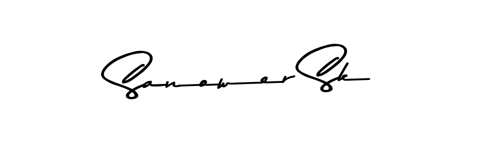 Make a beautiful signature design for name Sanower Sk. Use this online signature maker to create a handwritten signature for free. Sanower Sk signature style 9 images and pictures png