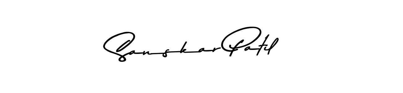 Sanskar Patil stylish signature style. Best Handwritten Sign (Asem Kandis PERSONAL USE) for my name. Handwritten Signature Collection Ideas for my name Sanskar Patil. Sanskar Patil signature style 9 images and pictures png