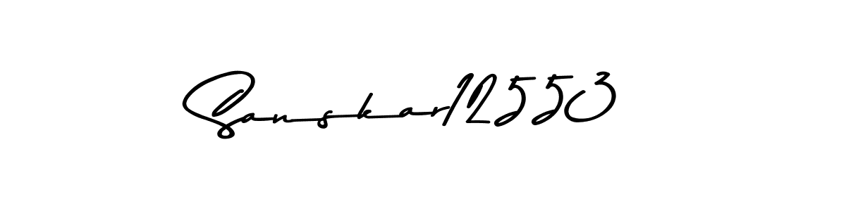 Make a beautiful signature design for name Sanskar12553. Use this online signature maker to create a handwritten signature for free. Sanskar12553 signature style 9 images and pictures png