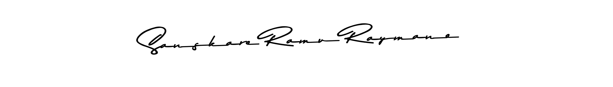 The best way (Asem Kandis PERSONAL USE) to make a short signature is to pick only two or three words in your name. The name Sanskare Ramu Raymane include a total of six letters. For converting this name. Sanskare Ramu Raymane signature style 9 images and pictures png