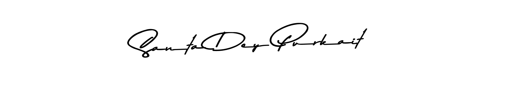 It looks lik you need a new signature style for name Santa Dey Purkait. Design unique handwritten (Asem Kandis PERSONAL USE) signature with our free signature maker in just a few clicks. Santa Dey Purkait signature style 9 images and pictures png