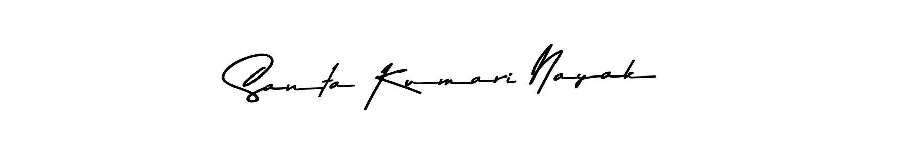 You should practise on your own different ways (Asem Kandis PERSONAL USE) to write your name (Santa Kumari Nayak) in signature. don't let someone else do it for you. Santa Kumari Nayak signature style 9 images and pictures png