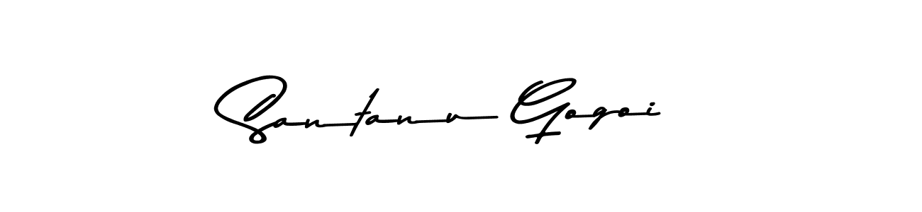 if you are searching for the best signature style for your name Santanu Gogoi. so please give up your signature search. here we have designed multiple signature styles  using Asem Kandis PERSONAL USE. Santanu Gogoi signature style 9 images and pictures png