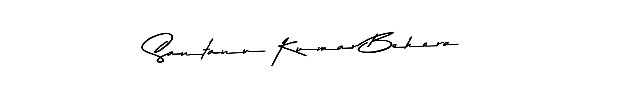 How to make Santanu Kumar Behera name signature. Use Asem Kandis PERSONAL USE style for creating short signs online. This is the latest handwritten sign. Santanu Kumar Behera signature style 9 images and pictures png