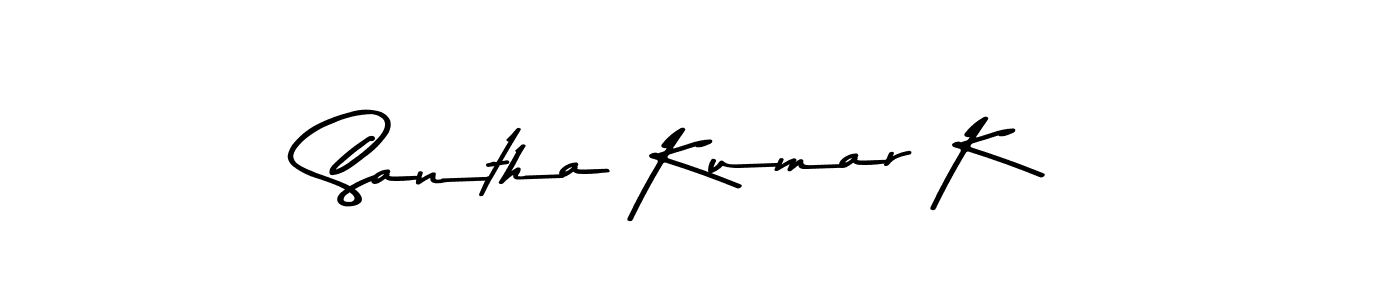 Once you've used our free online signature maker to create your best signature Asem Kandis PERSONAL USE style, it's time to enjoy all of the benefits that Santha Kumar K name signing documents. Santha Kumar K signature style 9 images and pictures png