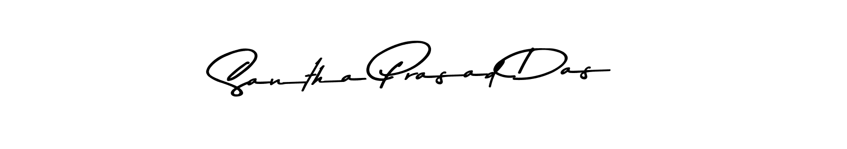 Also You can easily find your signature by using the search form. We will create Santha Prasad Das name handwritten signature images for you free of cost using Asem Kandis PERSONAL USE sign style. Santha Prasad Das signature style 9 images and pictures png