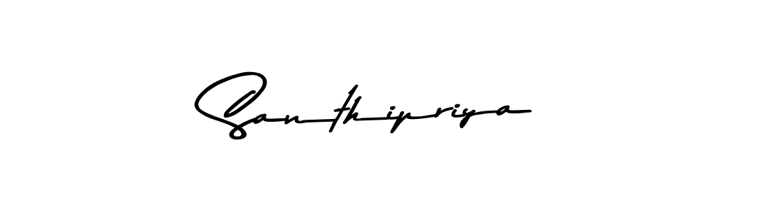 Santhipriya stylish signature style. Best Handwritten Sign (Asem Kandis PERSONAL USE) for my name. Handwritten Signature Collection Ideas for my name Santhipriya. Santhipriya signature style 9 images and pictures png