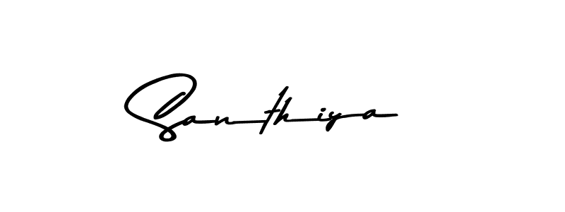 Design your own signature with our free online signature maker. With this signature software, you can create a handwritten (Asem Kandis PERSONAL USE) signature for name Santhiya. Santhiya signature style 9 images and pictures png