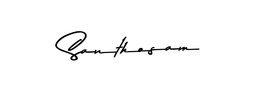 You can use this online signature creator to create a handwritten signature for the name Santhosam. This is the best online autograph maker. Santhosam signature style 9 images and pictures png