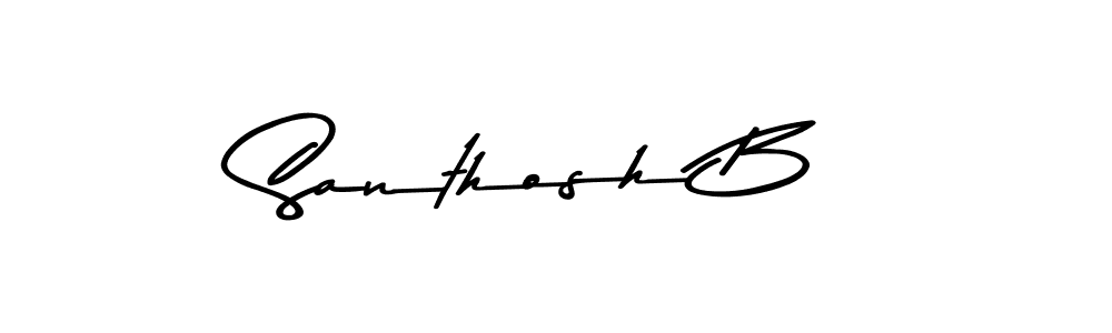 Similarly Asem Kandis PERSONAL USE is the best handwritten signature design. Signature creator online .You can use it as an online autograph creator for name Santhosh B. Santhosh B signature style 9 images and pictures png