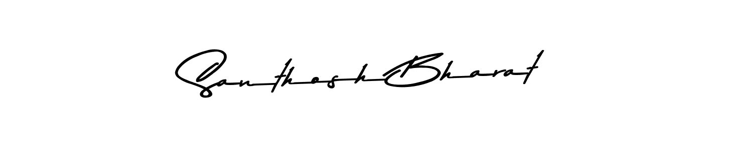 Here are the top 10 professional signature styles for the name Santhosh Bharat. These are the best autograph styles you can use for your name. Santhosh Bharat signature style 9 images and pictures png