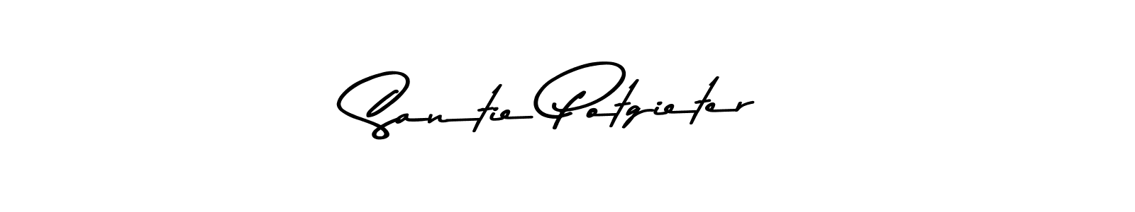 Make a beautiful signature design for name Santie Potgieter. Use this online signature maker to create a handwritten signature for free. Santie Potgieter signature style 9 images and pictures png