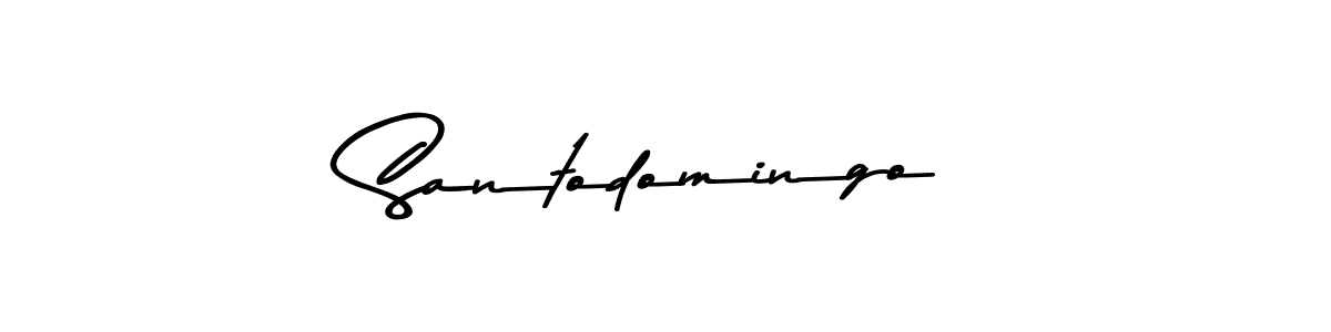 How to make Santodomingo signature? Asem Kandis PERSONAL USE is a professional autograph style. Create handwritten signature for Santodomingo name. Santodomingo signature style 9 images and pictures png