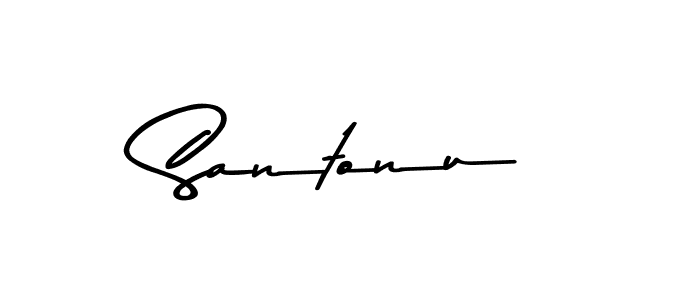 Make a beautiful signature design for name Santonu. Use this online signature maker to create a handwritten signature for free. Santonu signature style 9 images and pictures png