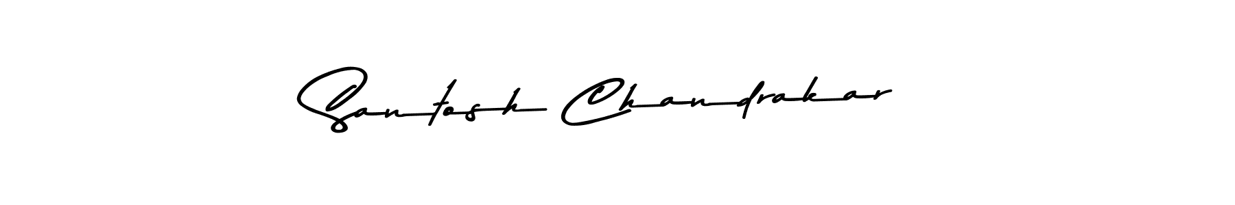 Santosh Chandrakar stylish signature style. Best Handwritten Sign (Asem Kandis PERSONAL USE) for my name. Handwritten Signature Collection Ideas for my name Santosh Chandrakar. Santosh Chandrakar signature style 9 images and pictures png