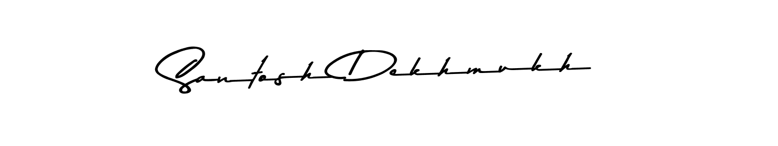 Design your own signature with our free online signature maker. With this signature software, you can create a handwritten (Asem Kandis PERSONAL USE) signature for name Santosh Dekhmukh. Santosh Dekhmukh signature style 9 images and pictures png